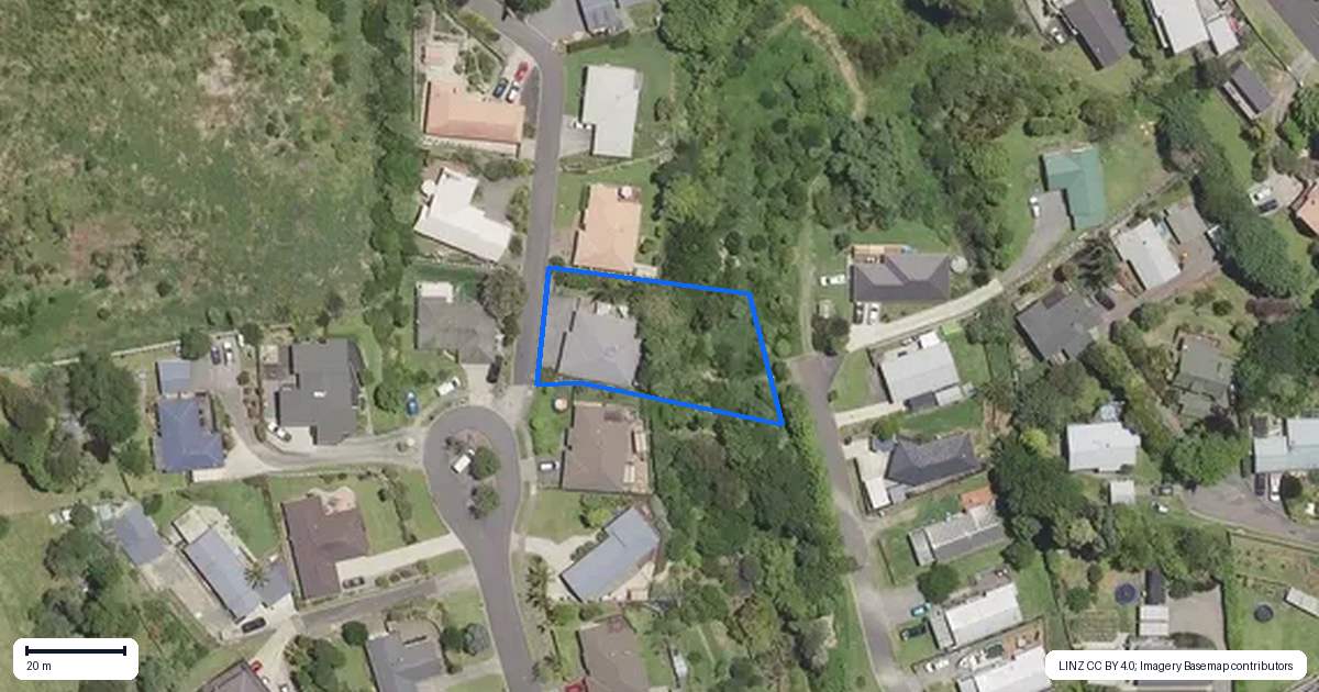 Property context map for 18 Bateleur Close, Welcome Bay, Tauranga