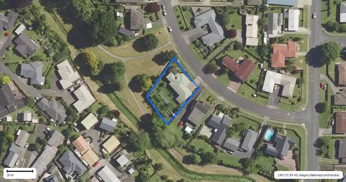 Property context map for 9 Blundell Place, Katikati