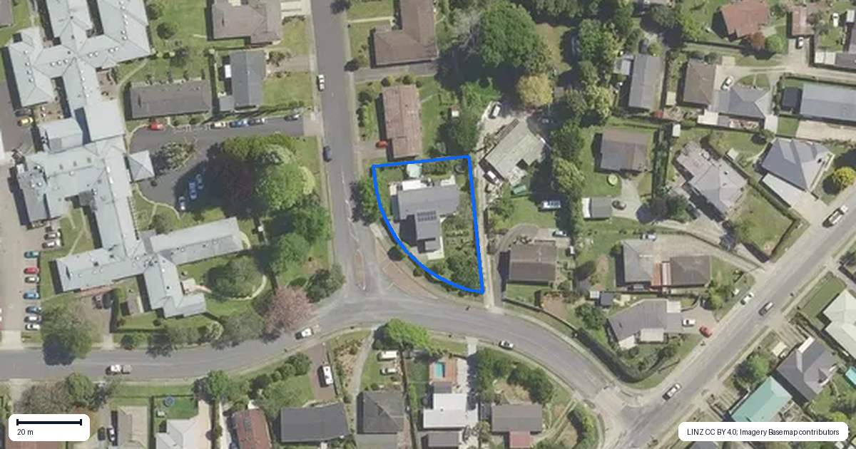 Property context map for 66 Moehau Street, Te Puke