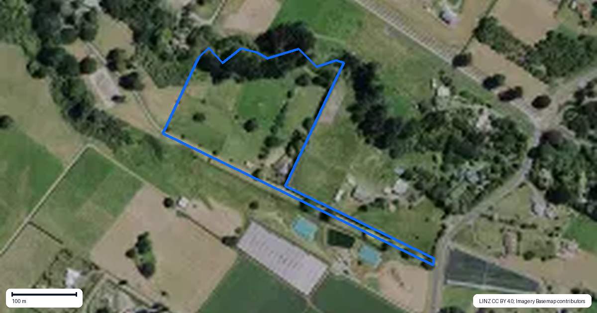 Property context map for 93B Woodside Road, Matangi, Hamilton