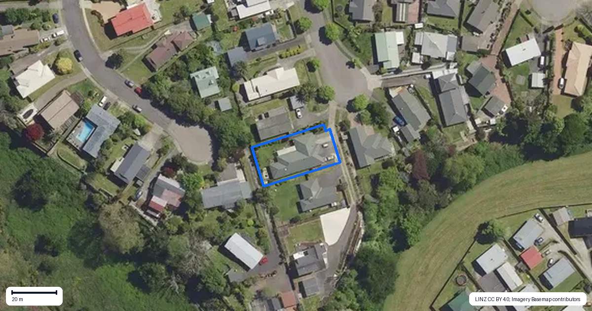 Property context map for 15 Elmslie Place, Owhata, Rotorua