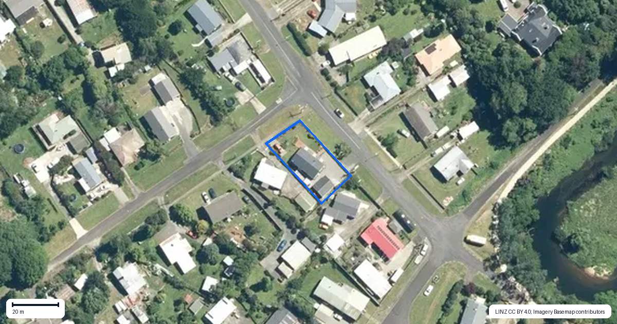 Property context map for 60 Montrose Road, Waihi