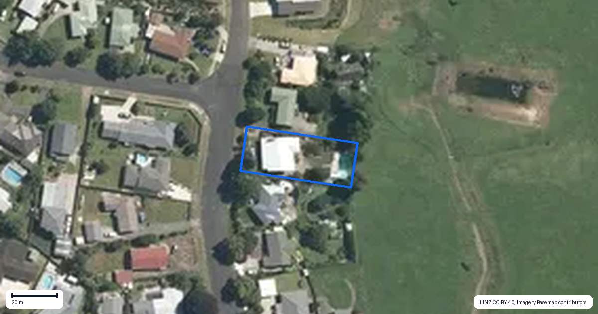 Property context map for 200 Thorncombe Road, Te Awamutu