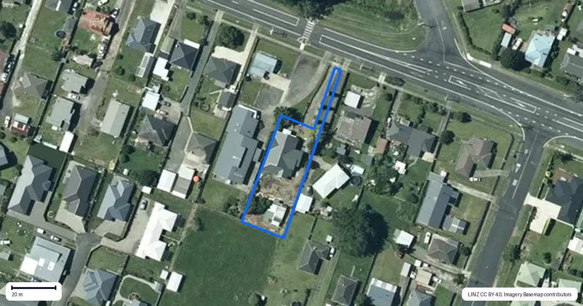 Property context map for 23 Te Kanawa Street, Otorohanga