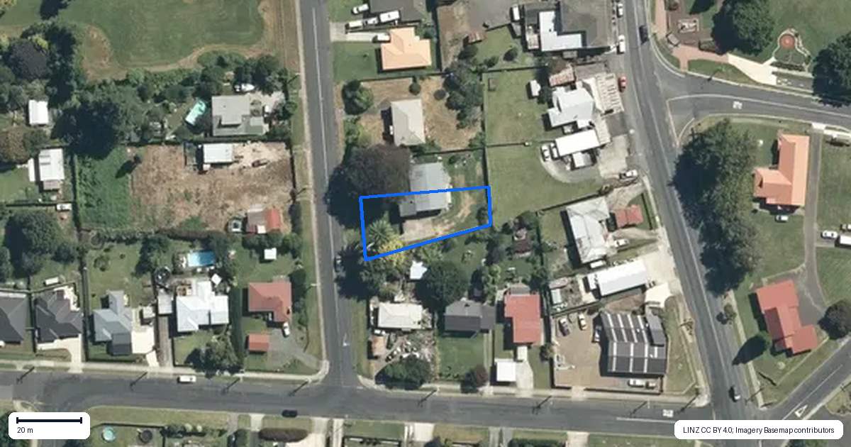 Property context map for 49 Leslie Street, Kihikihi, Te Awamutu