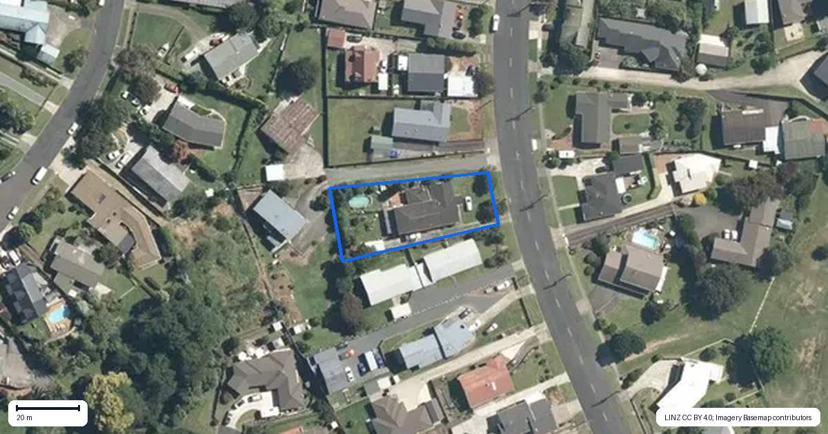 Property context map for 653 Fairview Road, Te Awamutu