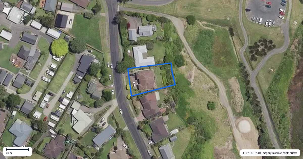 Property context map for 17 Margaret Drive, Omokoroa