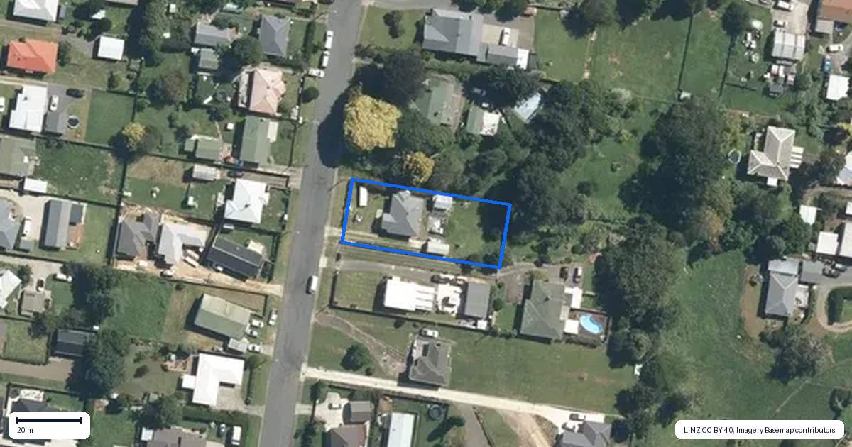 Property context map for 63 Rolleston Street, Kihikihi, Te Awamutu