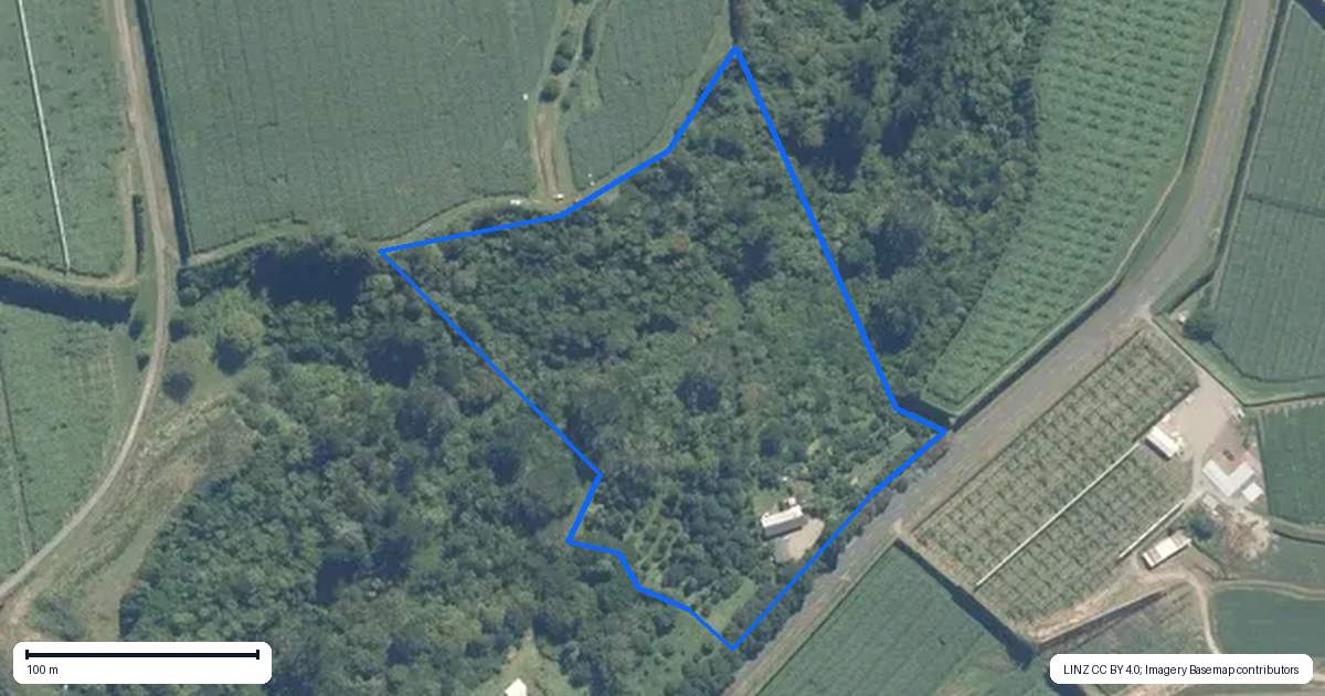 Property context map for 554 Rangiuru Road, Rangiuru, Te Puke