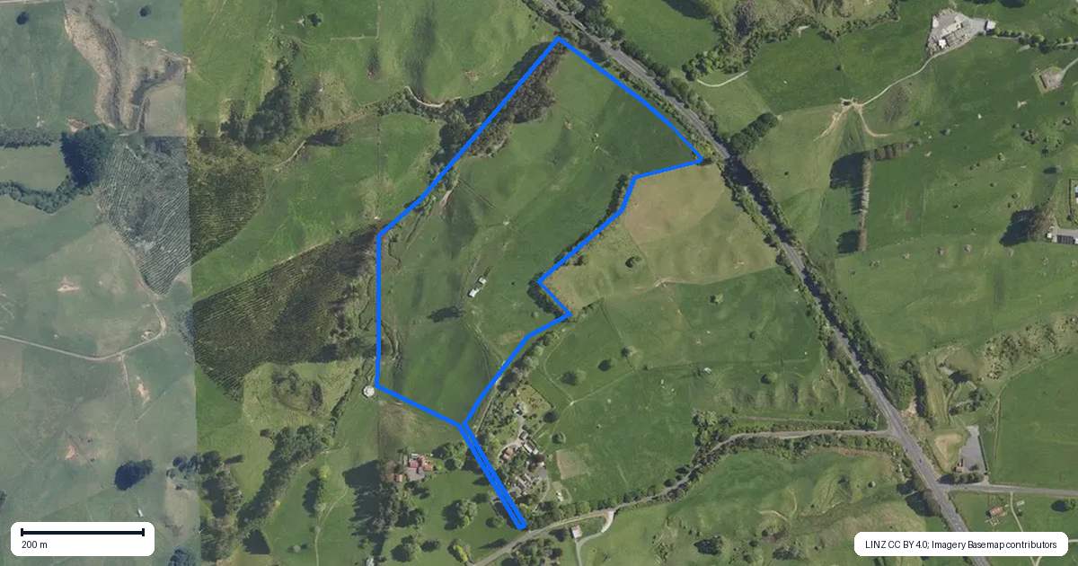 Property context map for 68C Dansey Road, Ngongotaha Valley, Rotorua