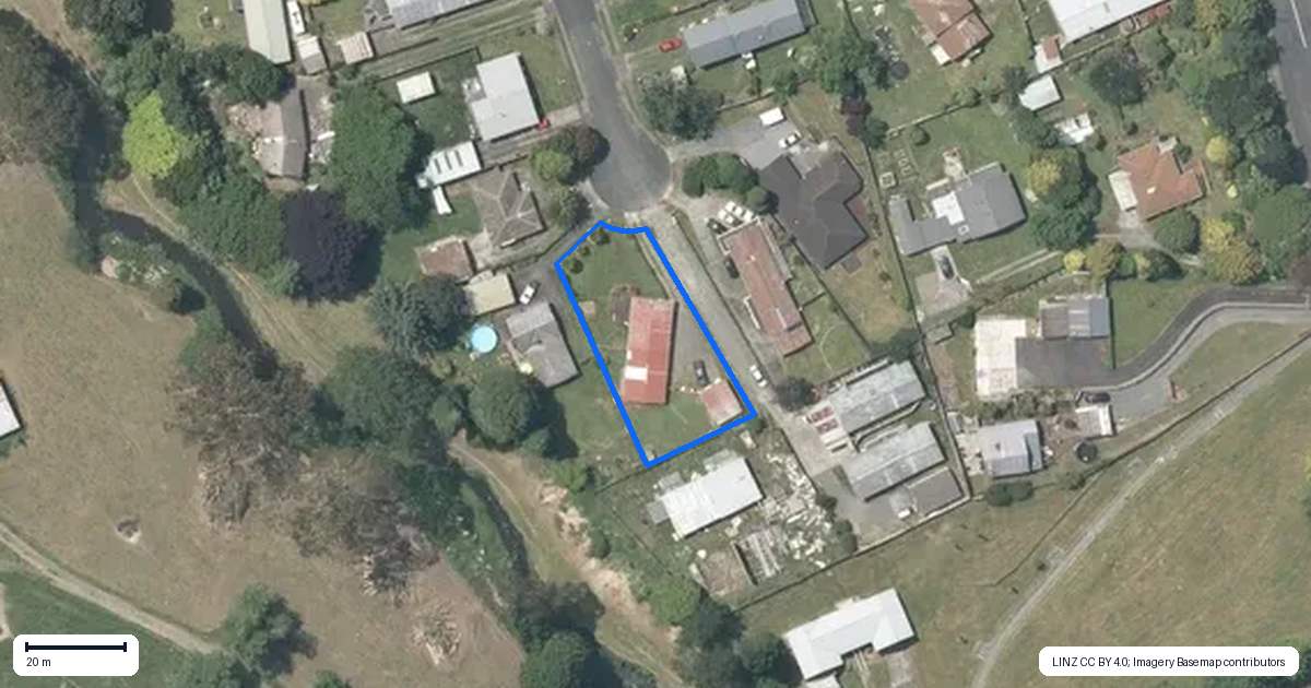 Property context map for 4B Kupe Place, Tokoroa