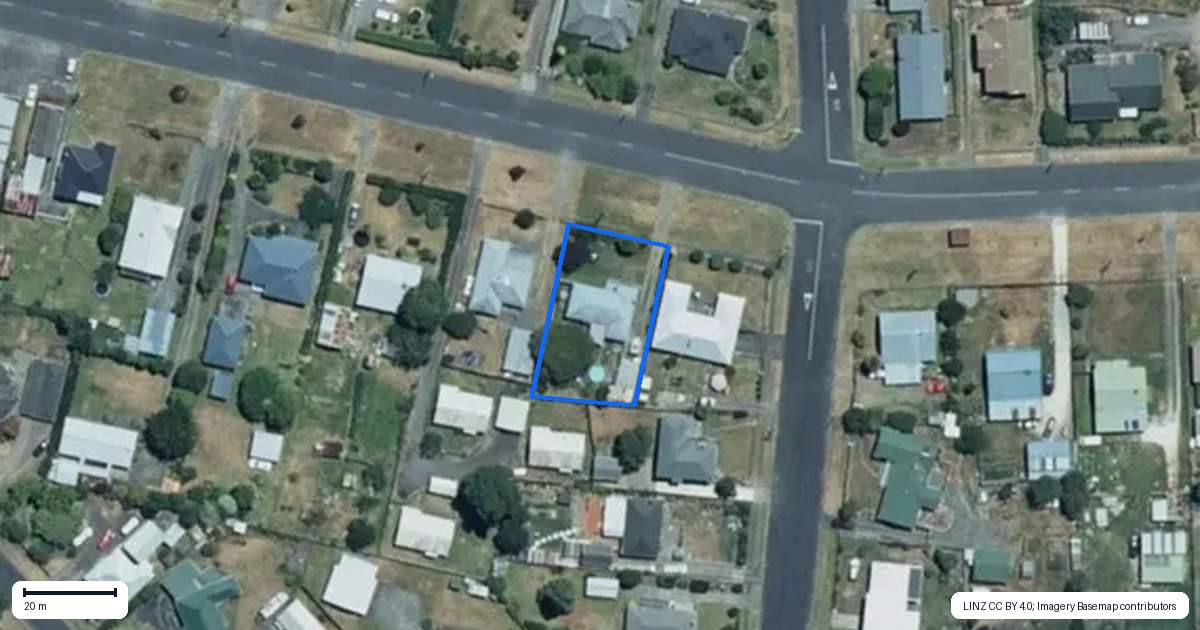 Property context map for 251 Taupo Road, Taumarunui