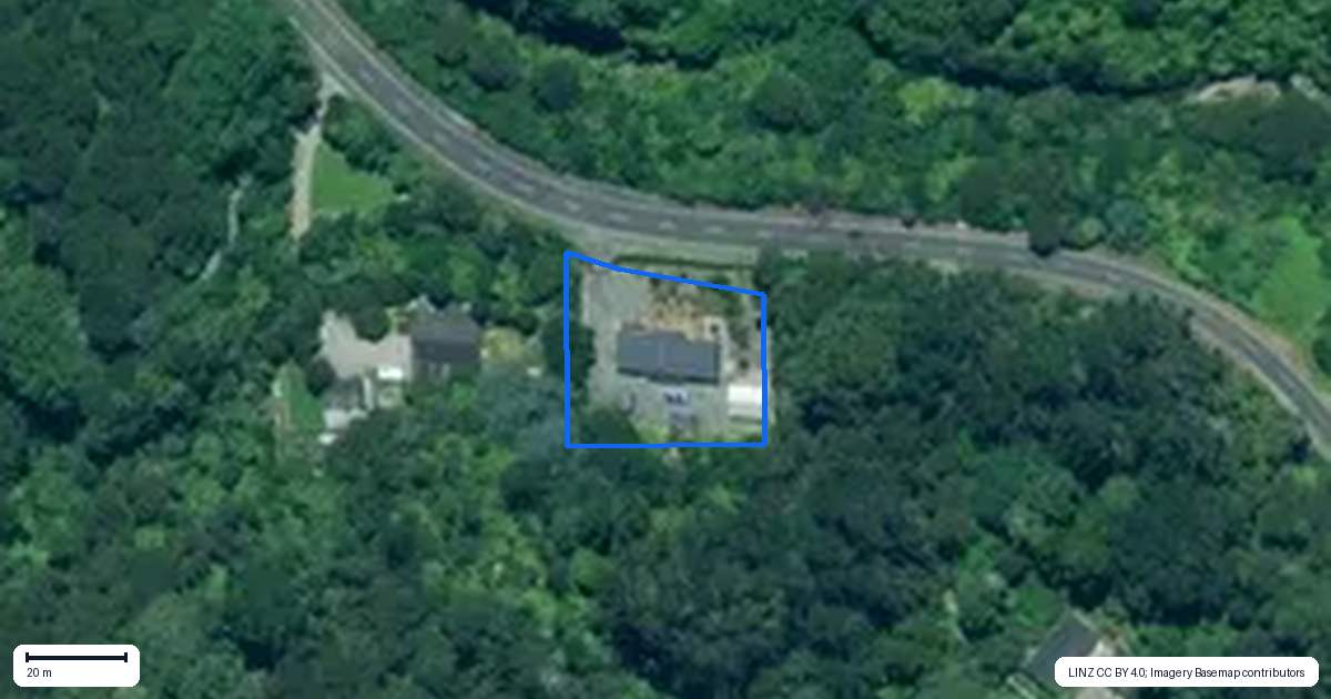 Property context map for 551 Waingaro Road, Ngaruawahia