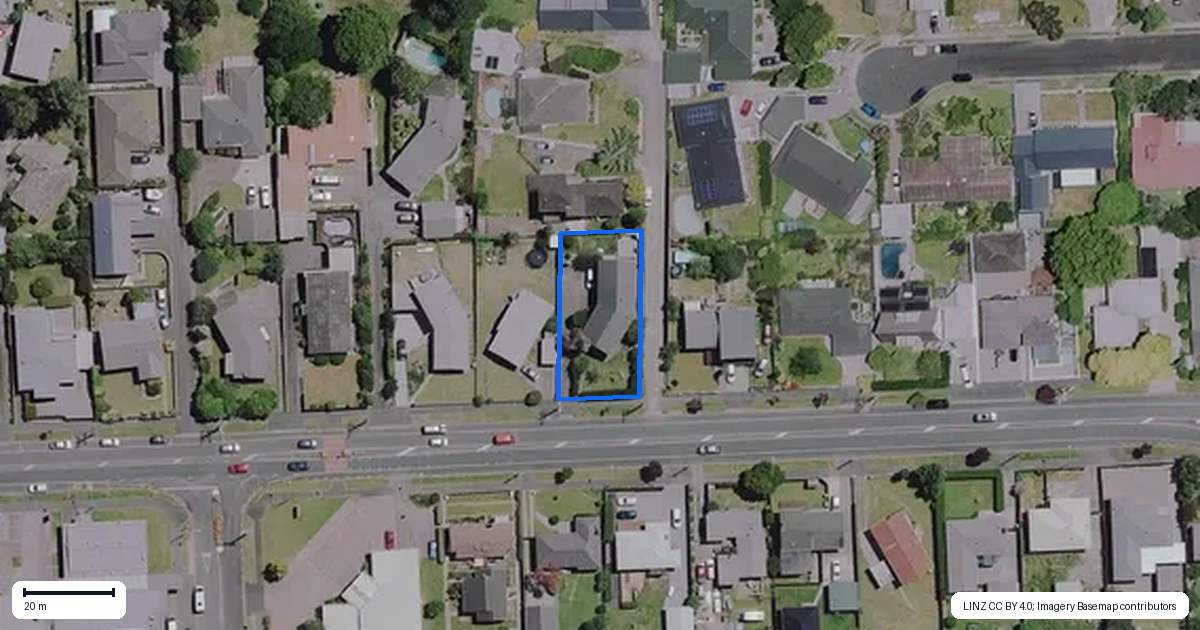 Property context map for 180 Sandwich Road, St Andrews, Hamilton