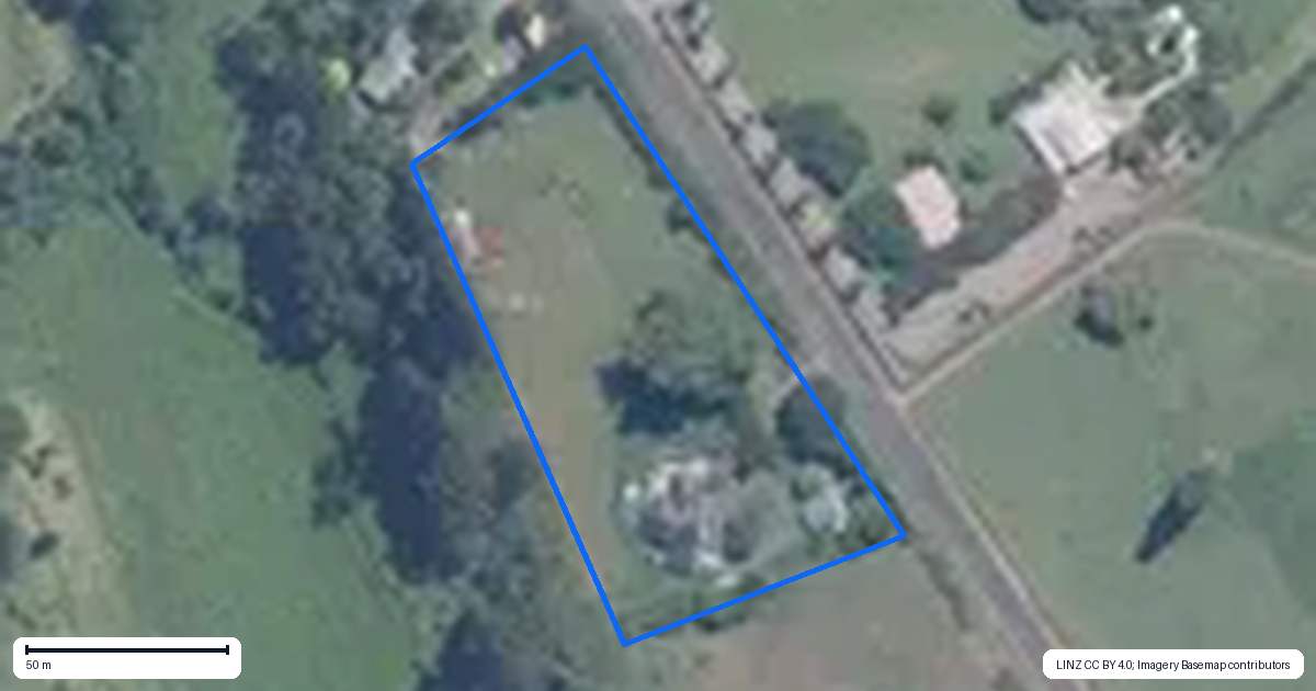 Property context map for 260 Waitao Road, Waitao