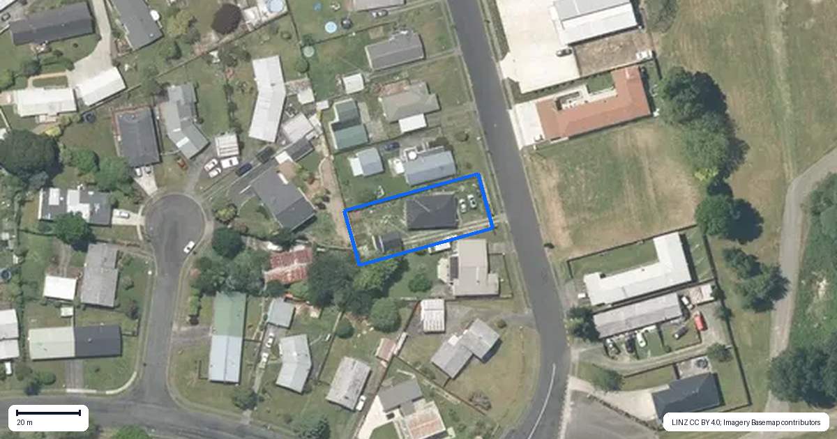 Property context map for 16 Kauri Street, Tokoroa