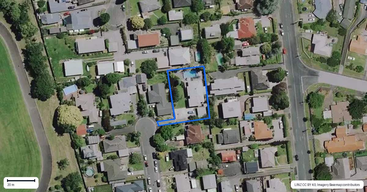 Property context map for 10 Prescott Place, Hillcrest, Hamilton