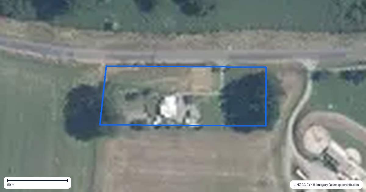 Property context map for 196 Ash Pit Road, Rerewhakaaitu
