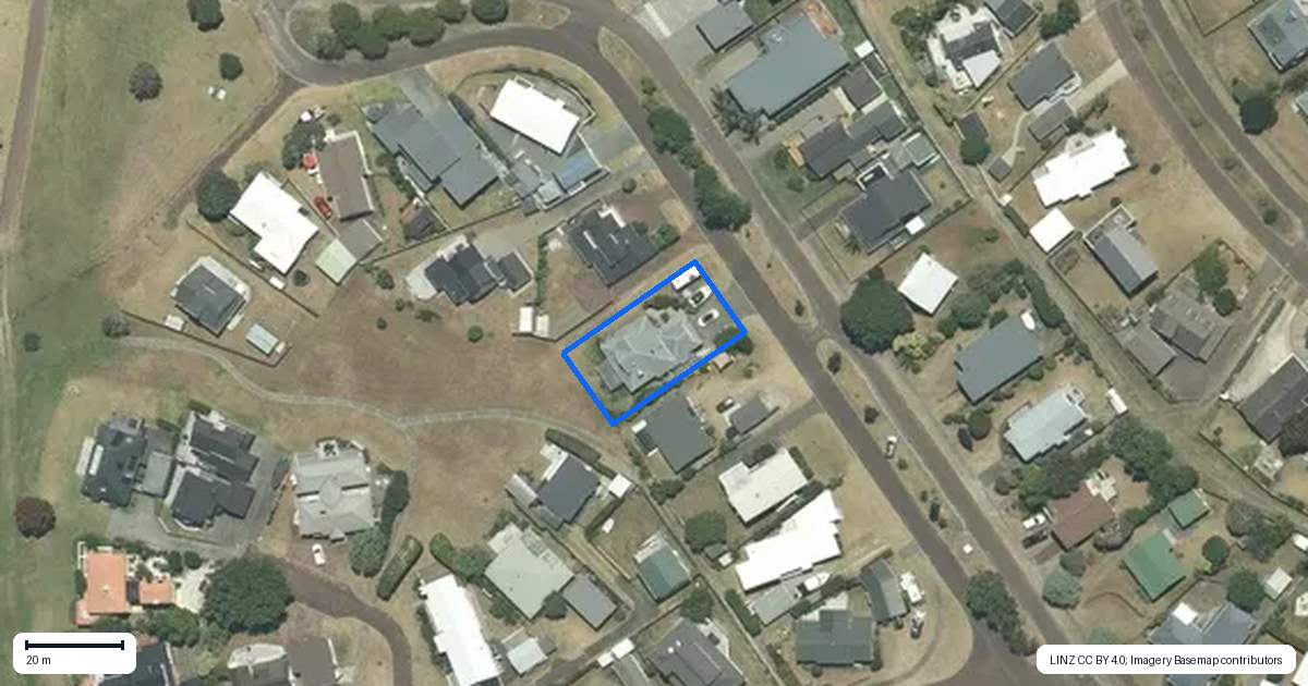 Property context map for 29 Pleasant Place, Pauanui