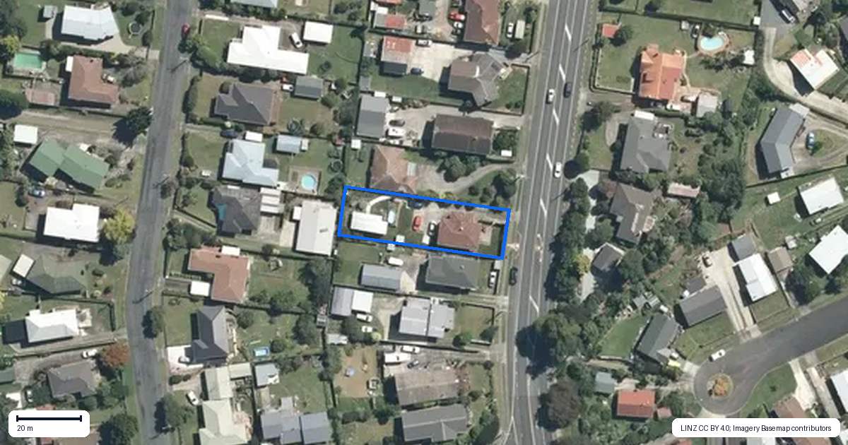 Property context map for 564 Kihikihi Road, Te Awamutu