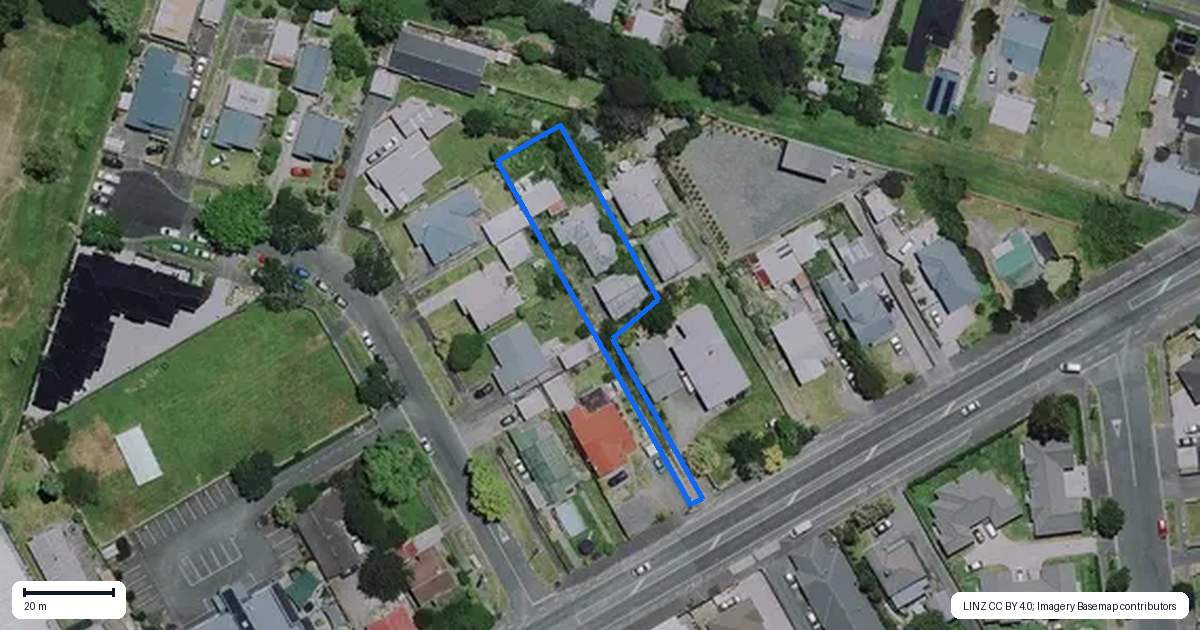 Property context map for 130 Massey Street, Frankton, Hamilton