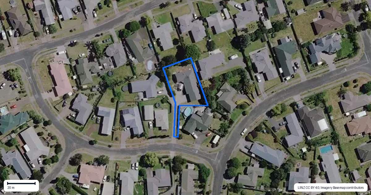 Property context map for 13 Benson Road, Fairview Downs, Hamilton