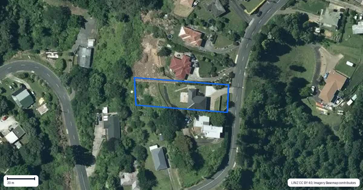 Property context map for 33 Mountain View Road, Otorohanga