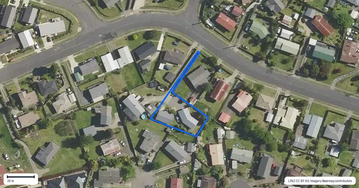 Property context map for 114 Homedale Street, Pukehangi, Rotorua