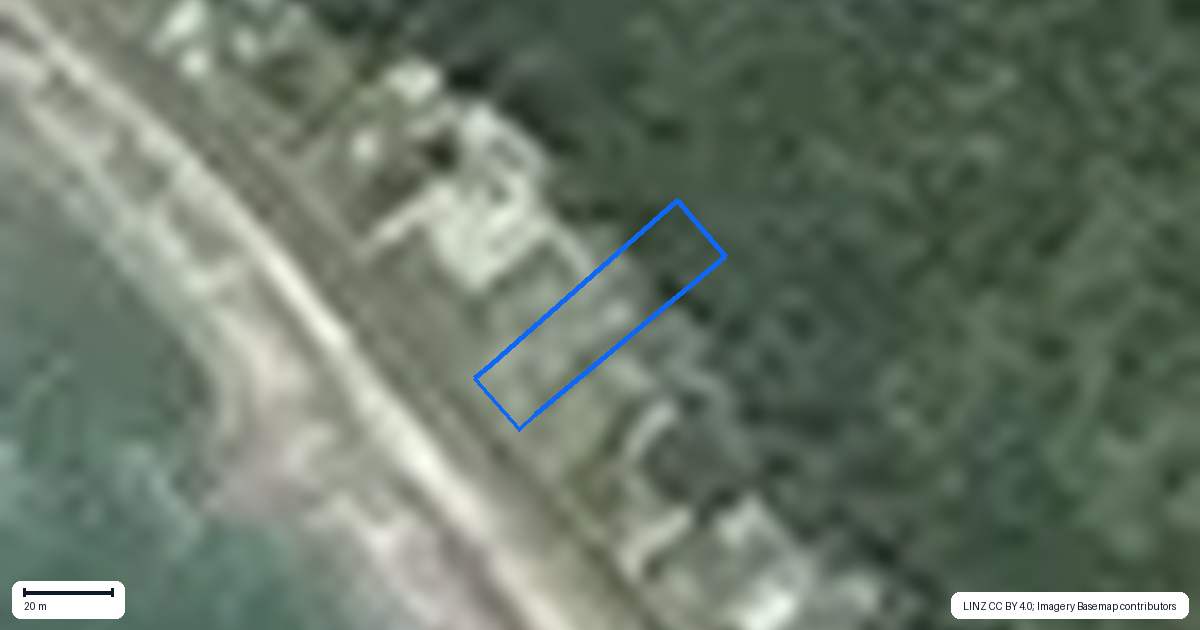 Property context map for 898 Thames Coast Road, Te Mata, Thames