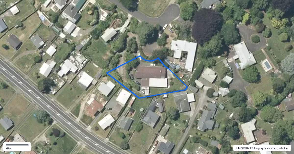 Property context map for 12 Muirend Avenue, Tokoroa