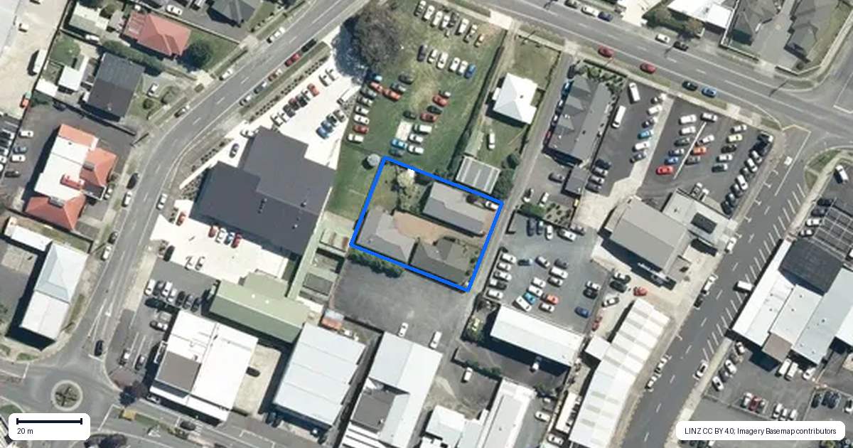 Property context map for 1/403 Mahoe Street, Te Awamutu