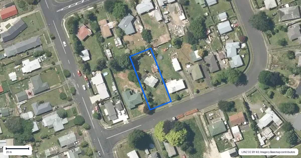 Property context map for 24 Grace Crescent, Tokoroa