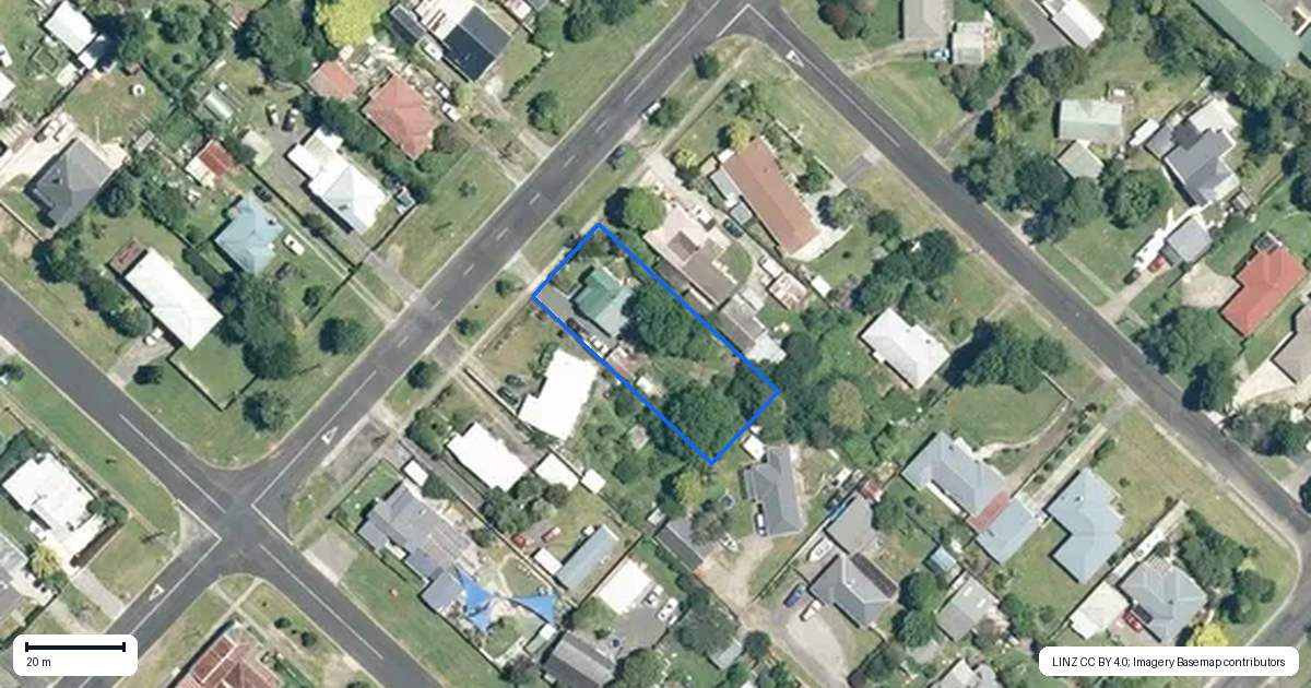 Property context map for 42 Galbraith Street, Waihi
