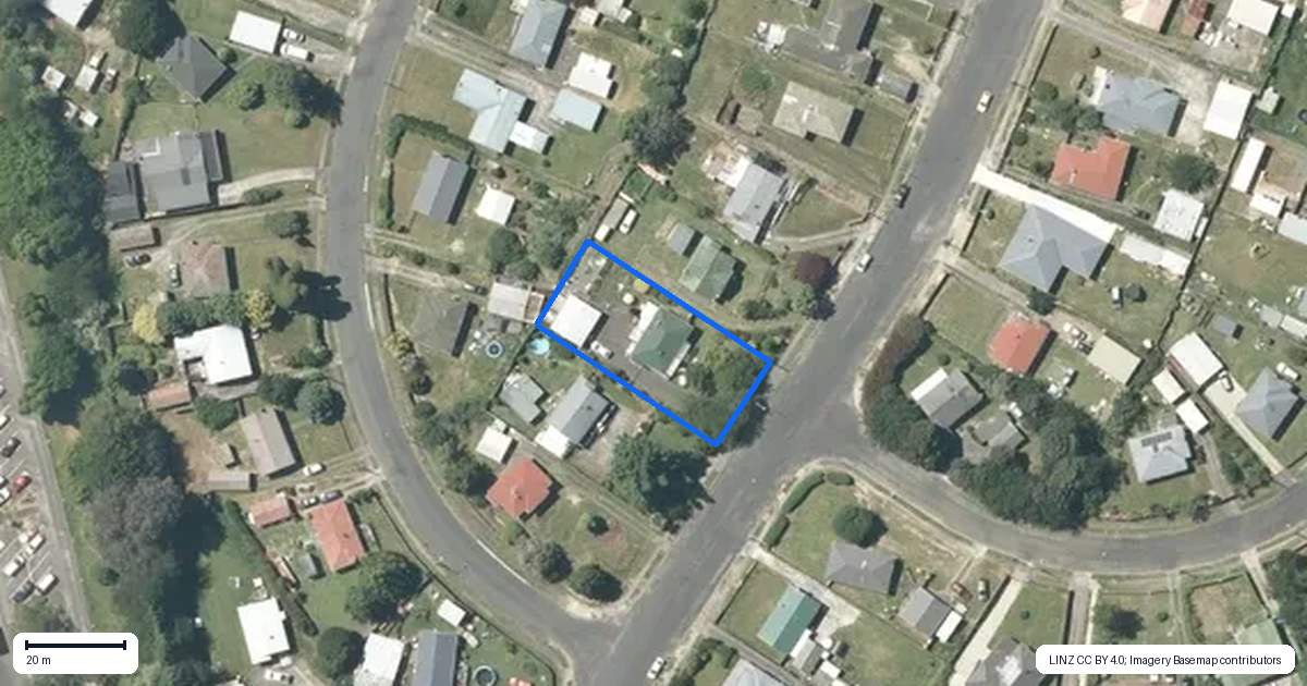 Property context map for 18 Lomond Avenue, Tokoroa