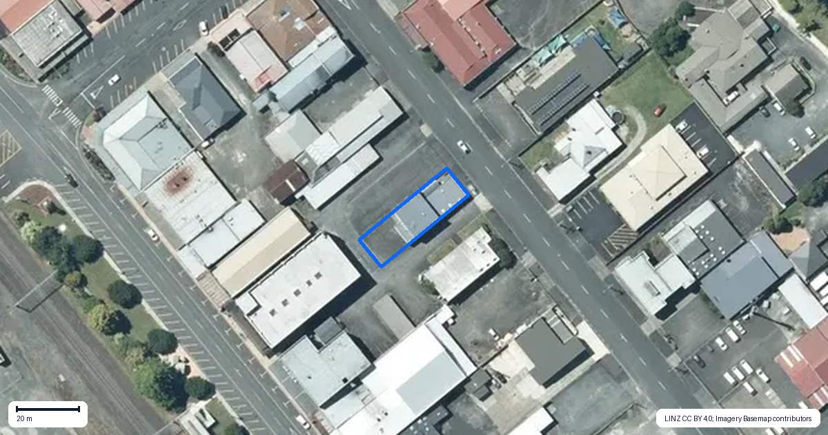 Property context map for 46 Taupiri Street, Te Kuiti