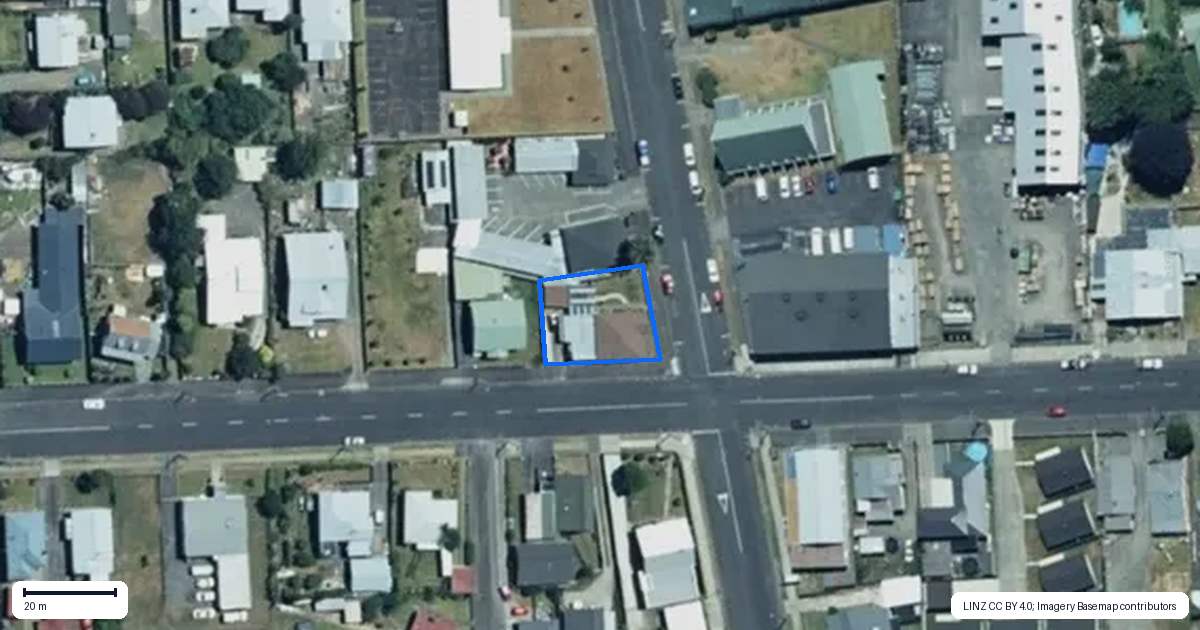 Property context map for 25 Marae Street, Taumarunui