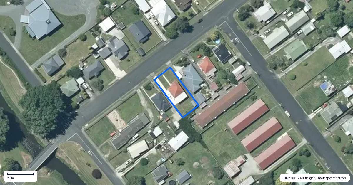 Property context map for 4 Ngarongo Street, Te Kuiti