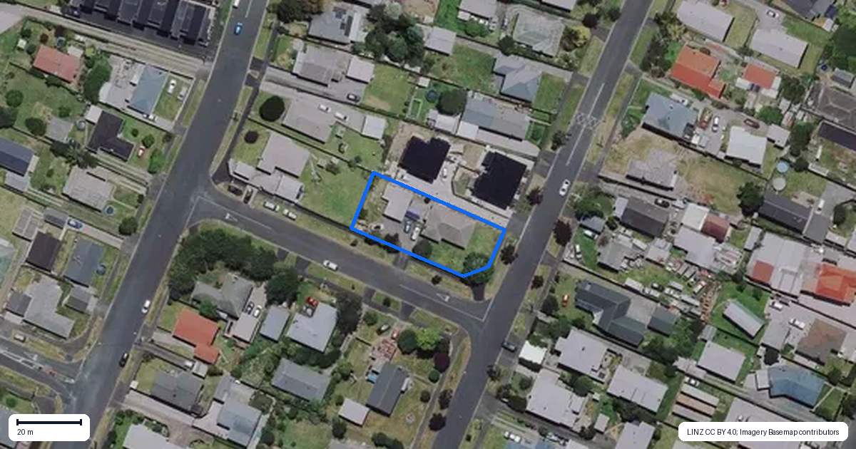 Property context map for 36 Irvine Street, Frankton, Hamilton