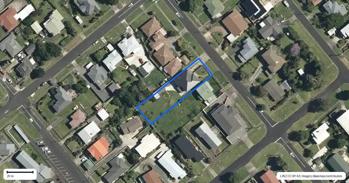 Property context map for 37 Rata Street, Te Aroha