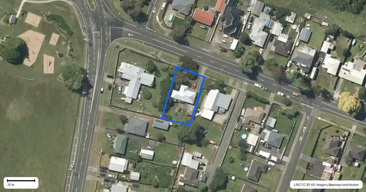 Property context map for 4 Havelock Road, Ngaruawahia