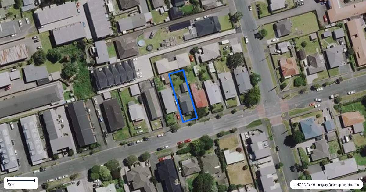 Property context map for 55 Cook Street, Hamilton East, Hamilton