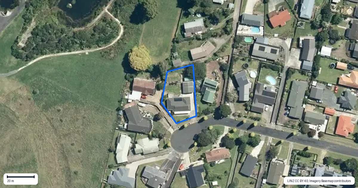 Property context map for 130 Tainui Terrace, Te Awamutu