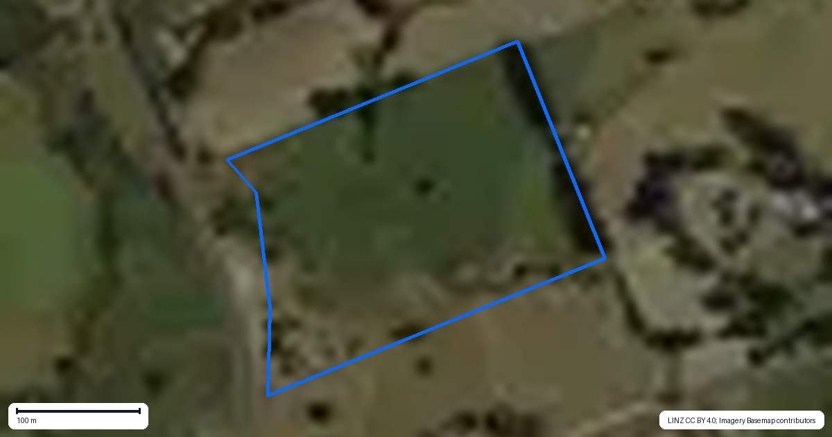 Property context map for 2070 Kakaramea Road, Ngahinapouri, Ohaupo