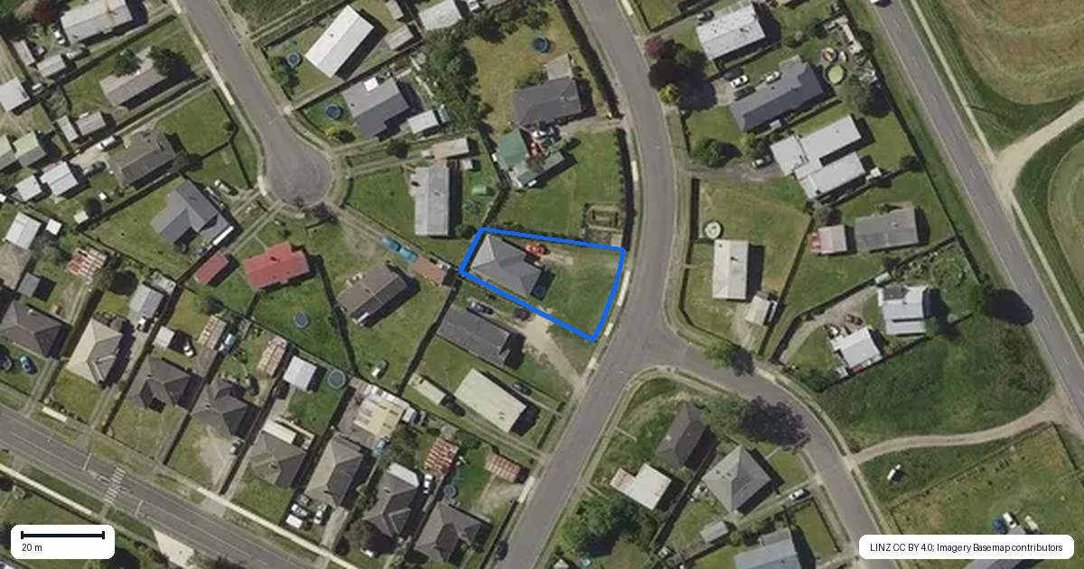 Property context map for 13 Kahikatea Street, Murupara