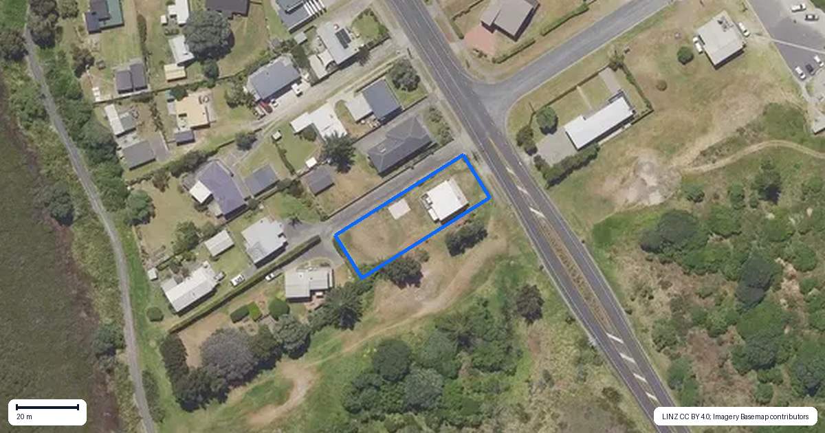 Property context map for 306 Seaforth Road, Waihi Beach