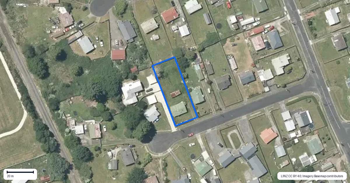 Property context map for 8 Balerno Place, Tokoroa