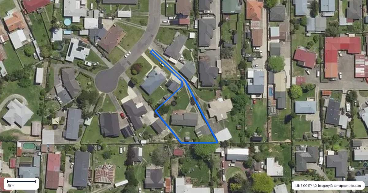 Property context map for 5B Halberg Crescent, Whakatane