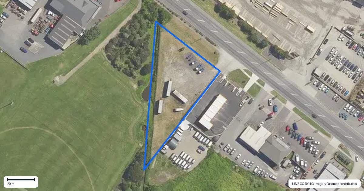 Property context map for 281 Jellicoe Street, Te Puke