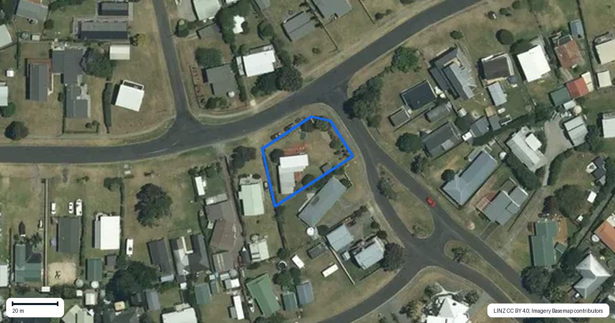 Property context map for 90 Captain Cook Road, Cooks Beach, Whitianga