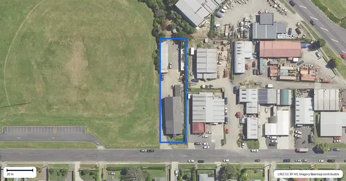 Property context map for 19 Atuaroa Avenue, Te Puke